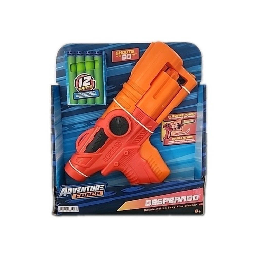 Adventure Force Desperado Double Action Easy Fire Blaster New In Box